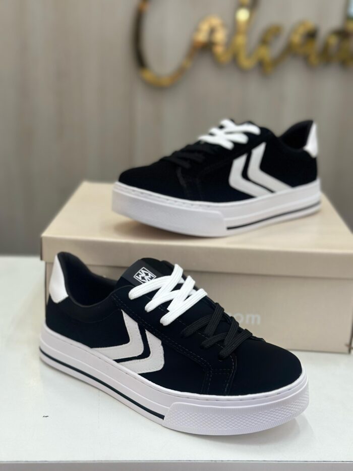 tênis via marte nobuck preto e branco tênis via marte nobuck preto e branco