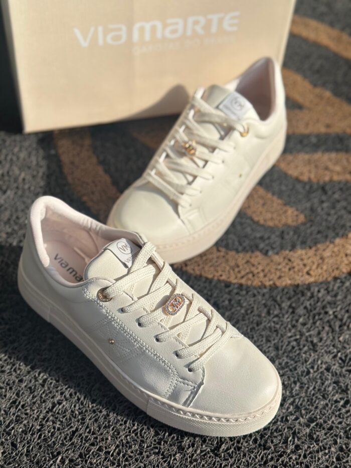 tênis feminino via marte flatform marfim tênis feminino via marte flatform marfim