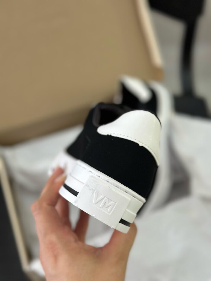 tênis via marte nobuck preto e branco tênis via marte nobuck preto e branco