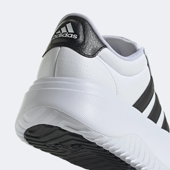 tênis adidas grand court platform feminino branco+preto tênis adidas grand court platform feminino branco+preto