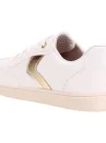 tênis feminino casual beira rio 4313103 branco/dourado