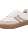 tênis vizzano casual flatform com cadarço feminino branco/nude