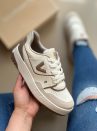tênis casual bege branco marrom claro off white