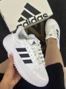 tênis adidas grand court platform feminino branco+preto