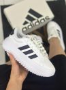 tênis adidas grand court platform feminino branco+preto
