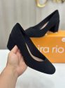 sapato scarpin nobuck beira rio