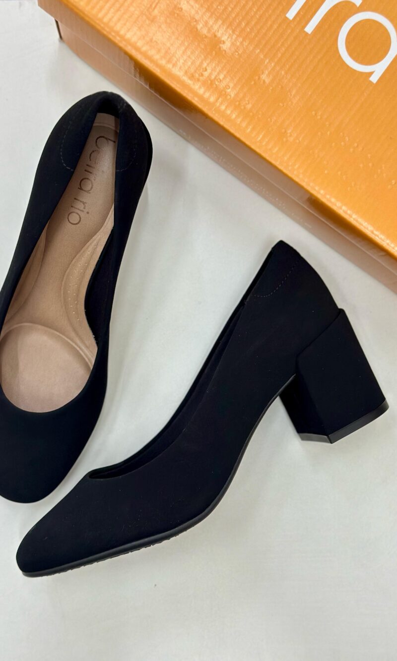 sapato scarpin nobuck beira rio