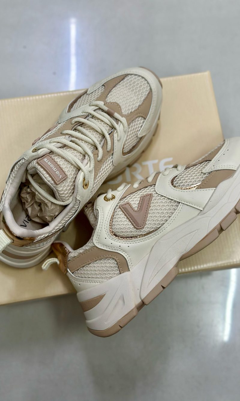 tênis via marte casual 140 010 09 marfim