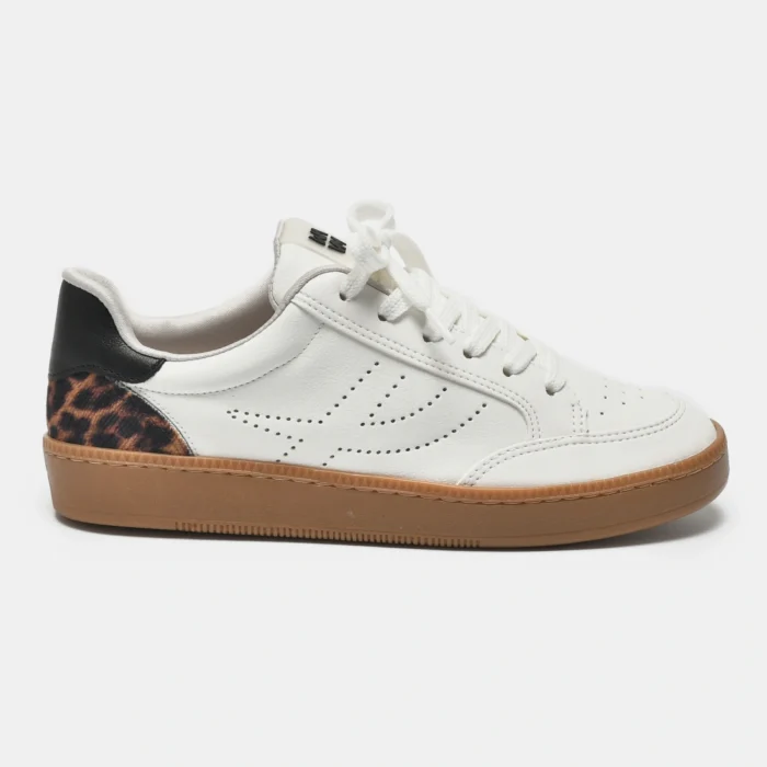 tênis casual branco marrom claro preto tênis casual branco marrom claro preto