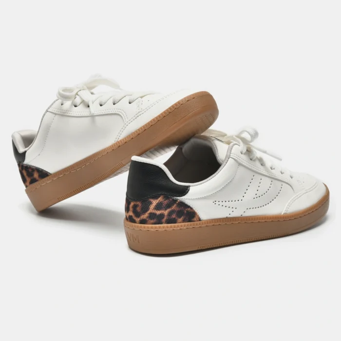 tênis casual branco marrom claro preto tênis casual branco marrom claro preto