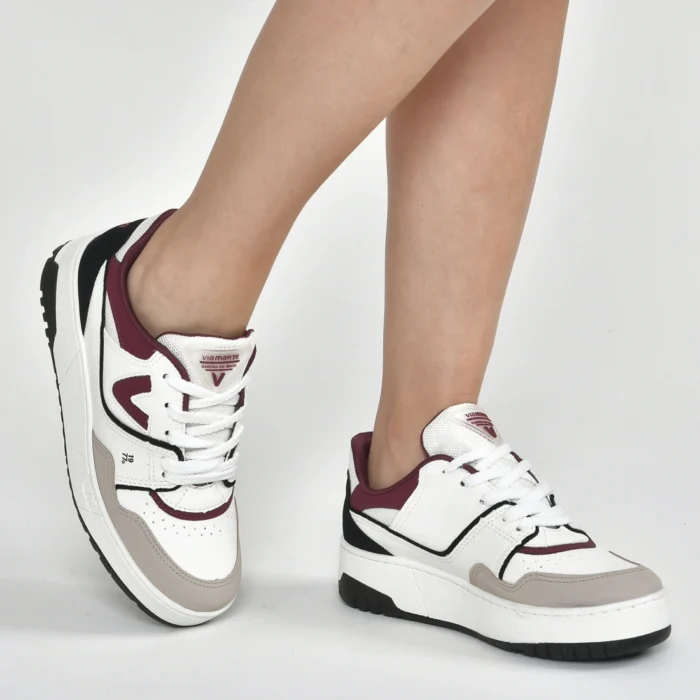 tênis casual bordo branco cinza preto tênis casual bordo branco cinza preto