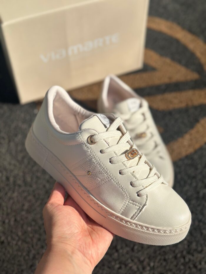 tênis feminino via marte flatform marfim tênis feminino via marte flatform marfim