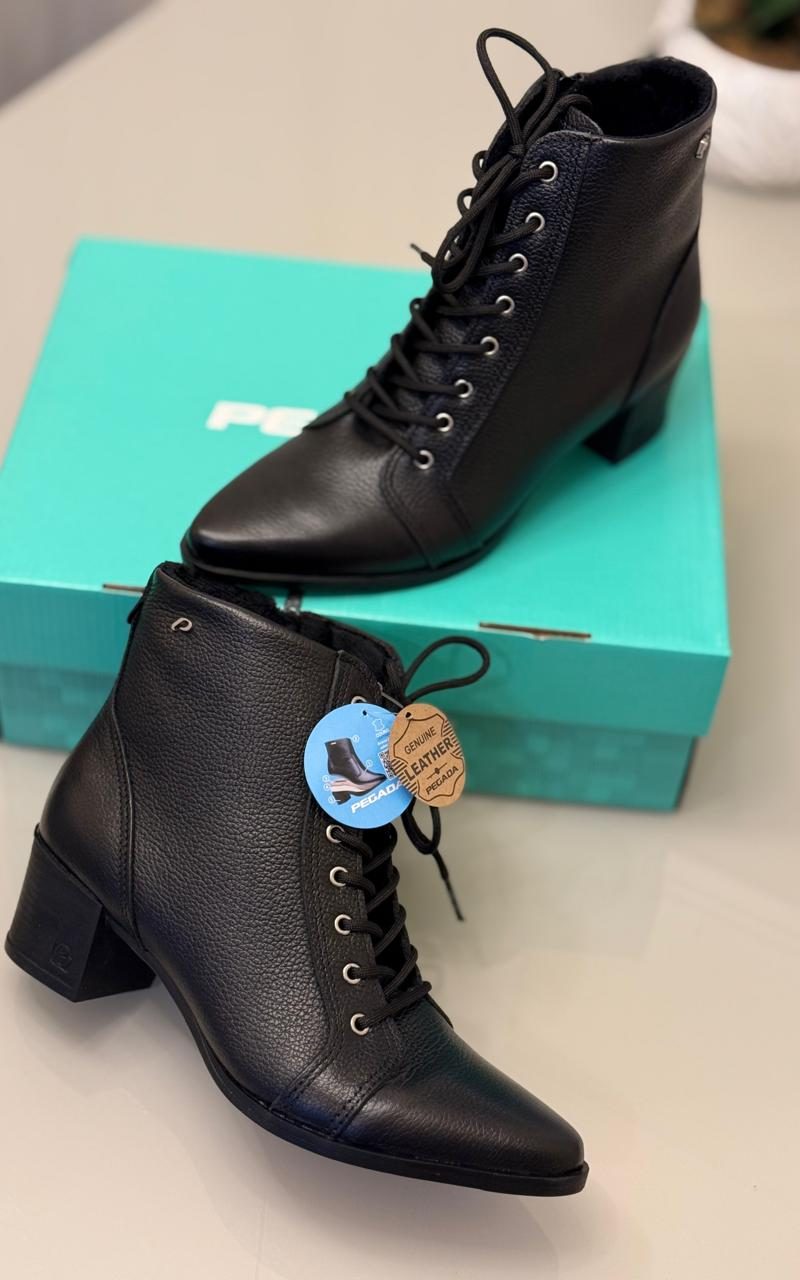 bota pegada verona bico fino couro 280503 preto preto bota pegada verona bico fino couro 280503 preto preto