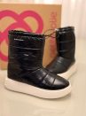 bota puffer feminina petite jolie preta – leve, moderna e super quentinha