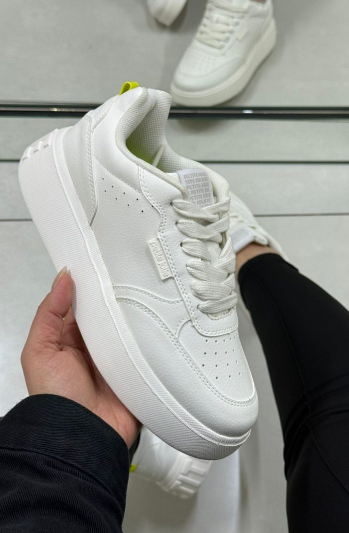 tênis petite jolie start branco pj7537