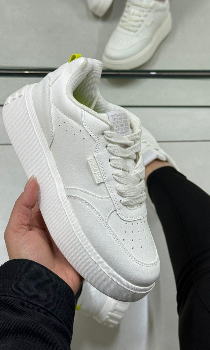 tênis petite jolie start branco pj7537