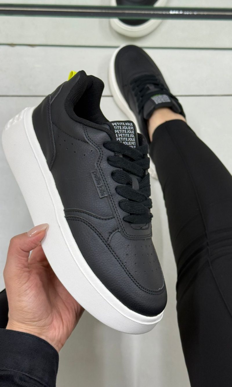 tênis petite jolie start preto pj7537
