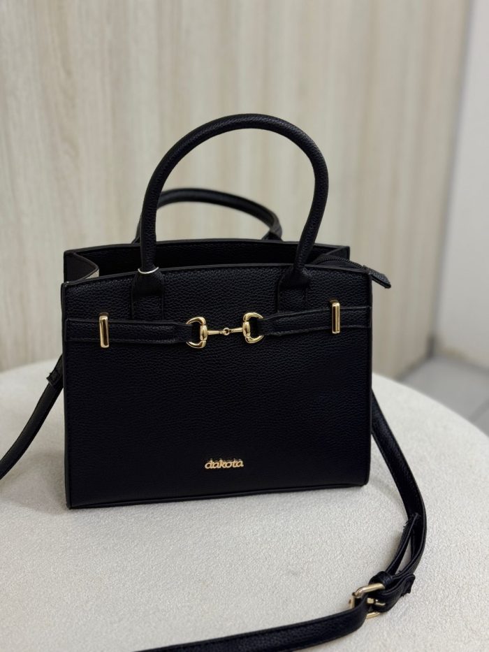 bolsa dakota preta clássica com alça transversal bolsa dakota preta clássica com alça transversal