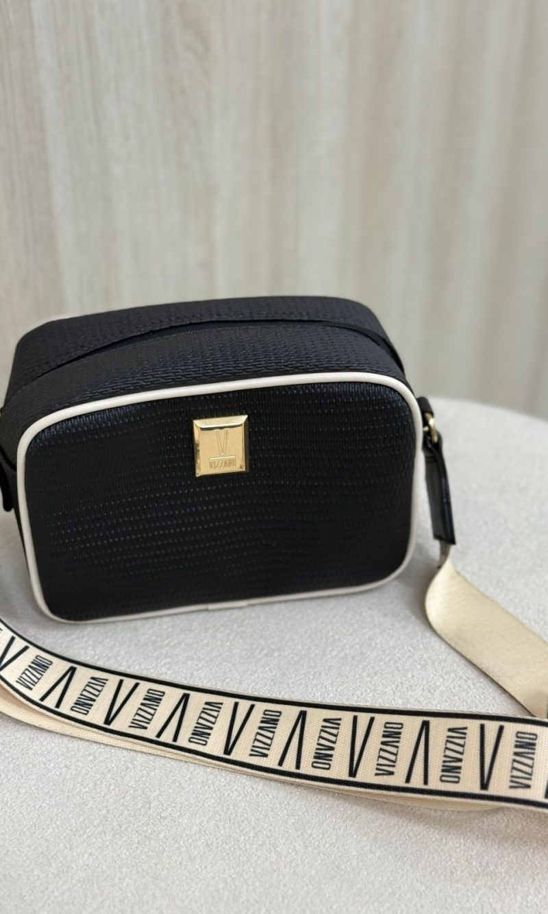 bolsa transversal vizzano preta bolsa transversal vizzano preta