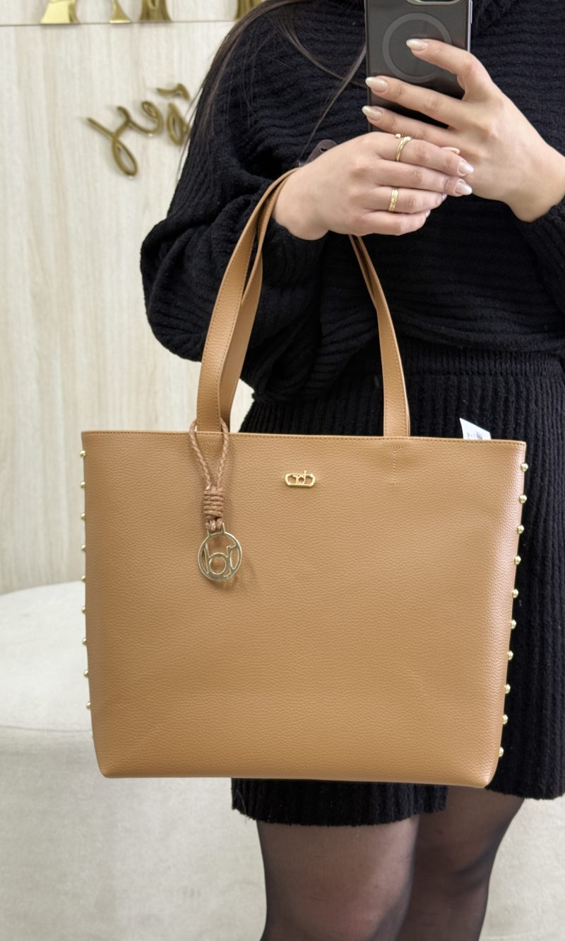 bolsa tote beira rio caramelo
