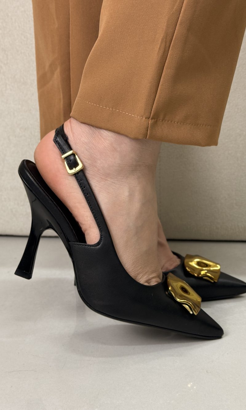 scarpin vizzano slingback marrom
