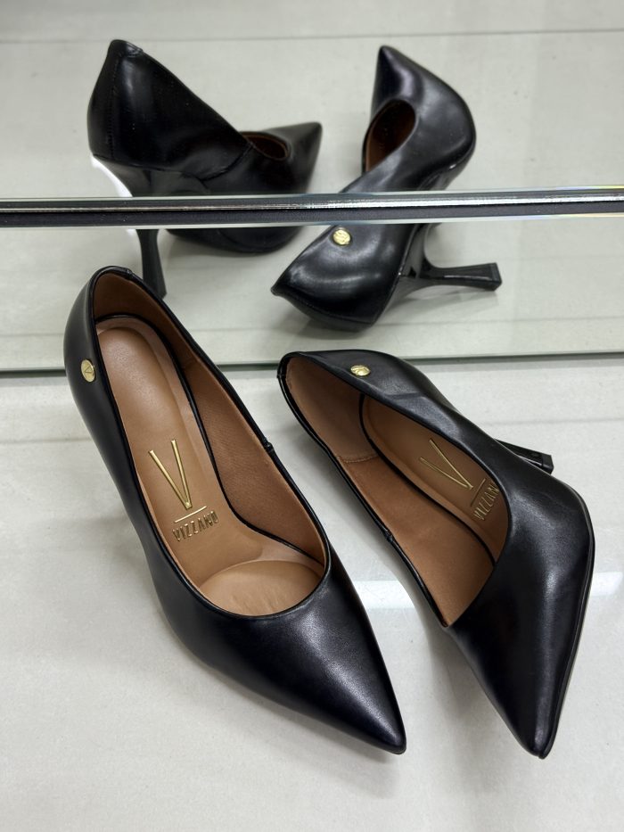 scarpin vizzano preto salto fino scarpin vizzano preto salto fino