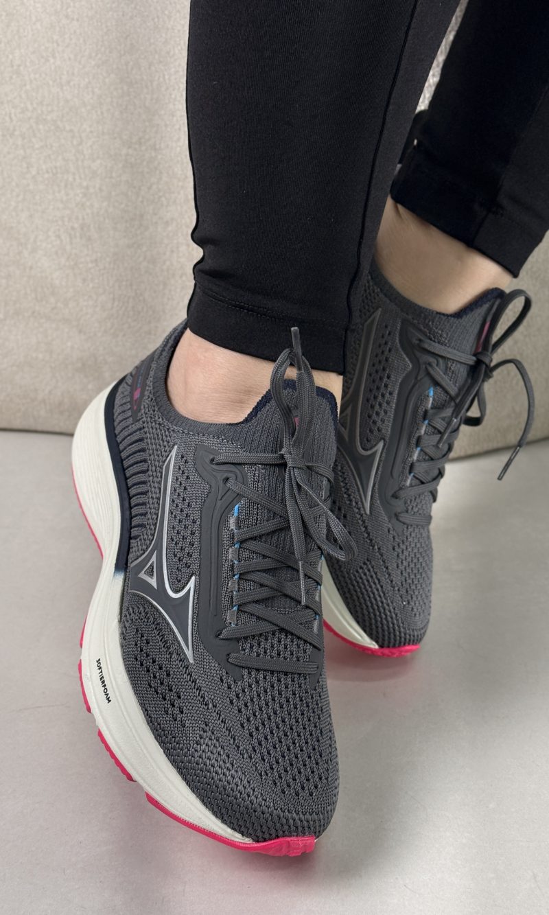 tênis mizuno feminino wave ideal ride 2 cinza