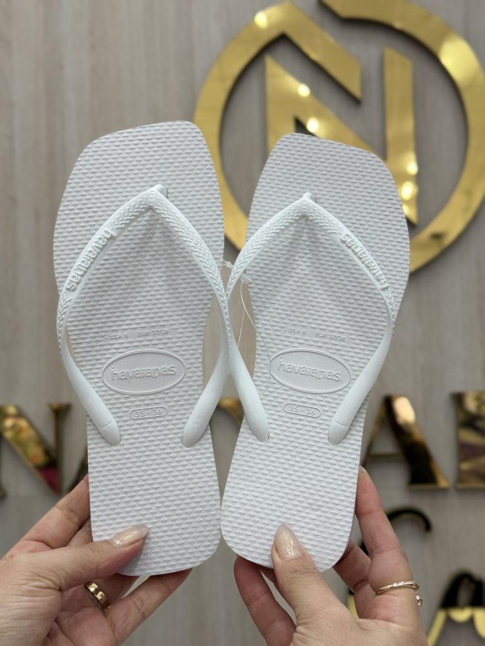 chinelo havaianas top branco chinelo havaianas top branco