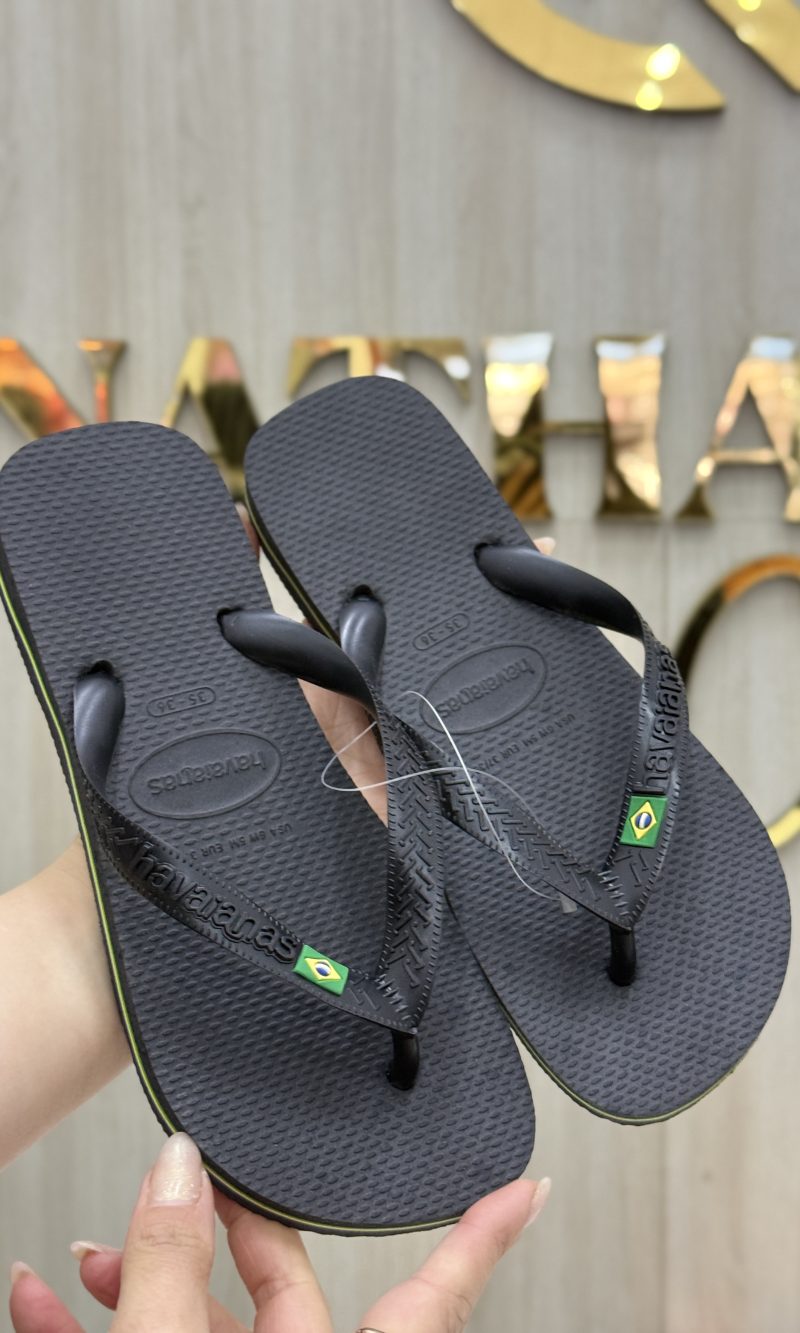 chinelo havaianas brasil logo preto