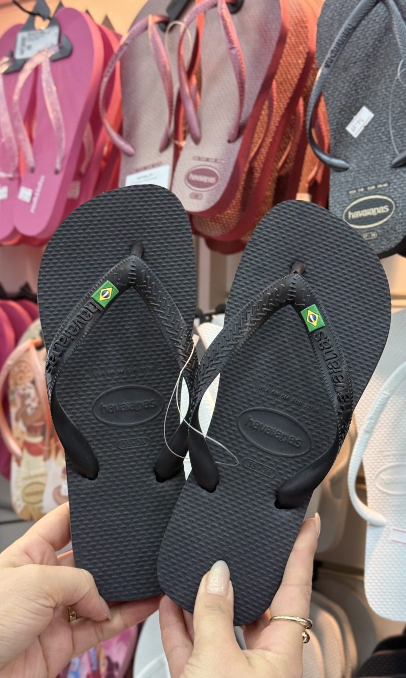 chinelo havaianas brasil logo preto