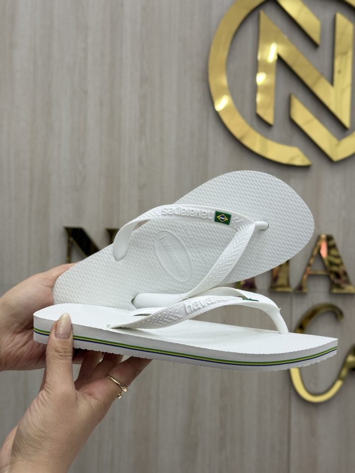 chinelo havaianas brasil branco chinelo havaianas brasil branco