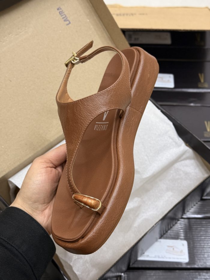 sandália vizzano flatform caramelo sandália vizzano flatform caramelo