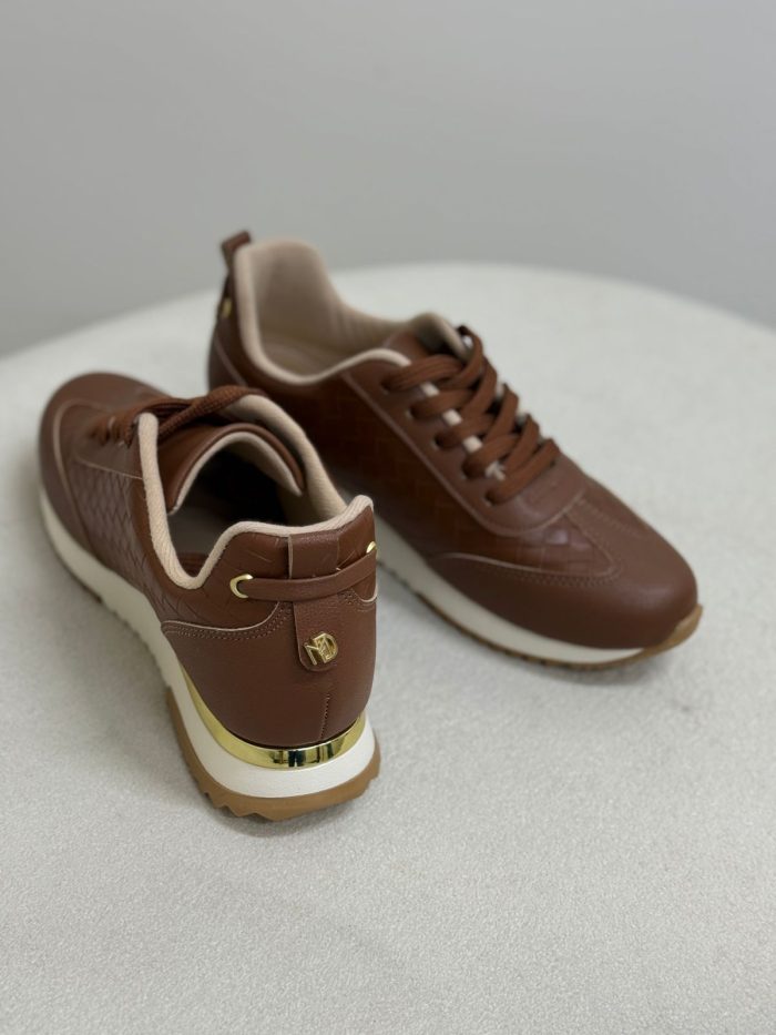 tênis casual feminino modare marrom tênis casual feminino modare marrom
