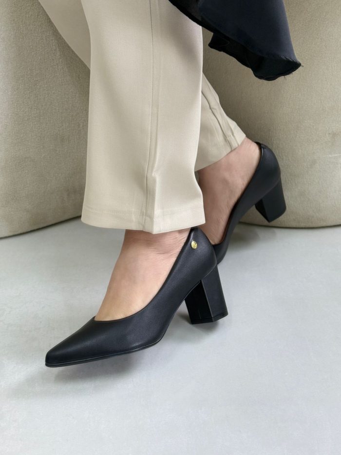 scarpin vizzano preto salto bloco scarpin vizzano preto salto bloco