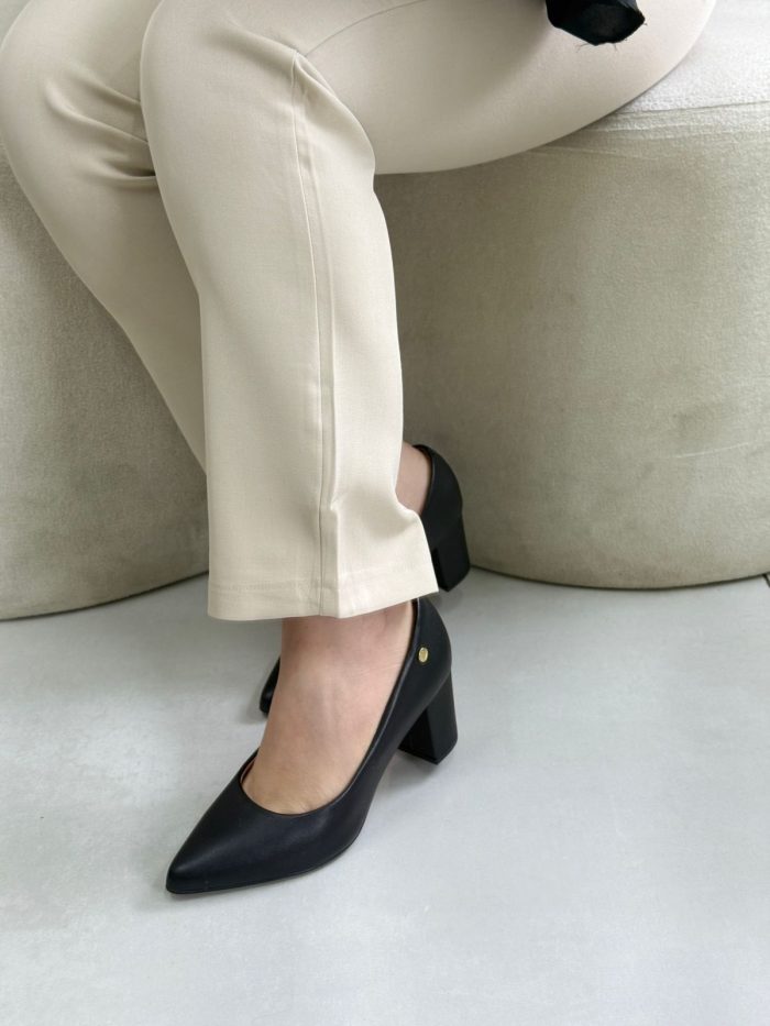 scarpin vizzano preto salto bloco scarpin vizzano preto salto bloco