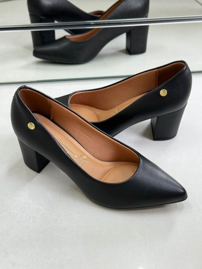 scarpin vizzano preto salto bloco scarpin vizzano preto salto bloco