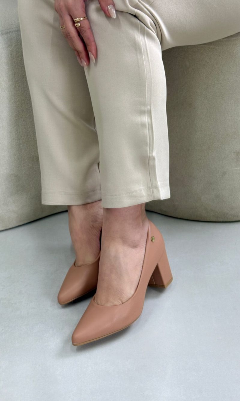 scarpin vizzano nude salto bloco