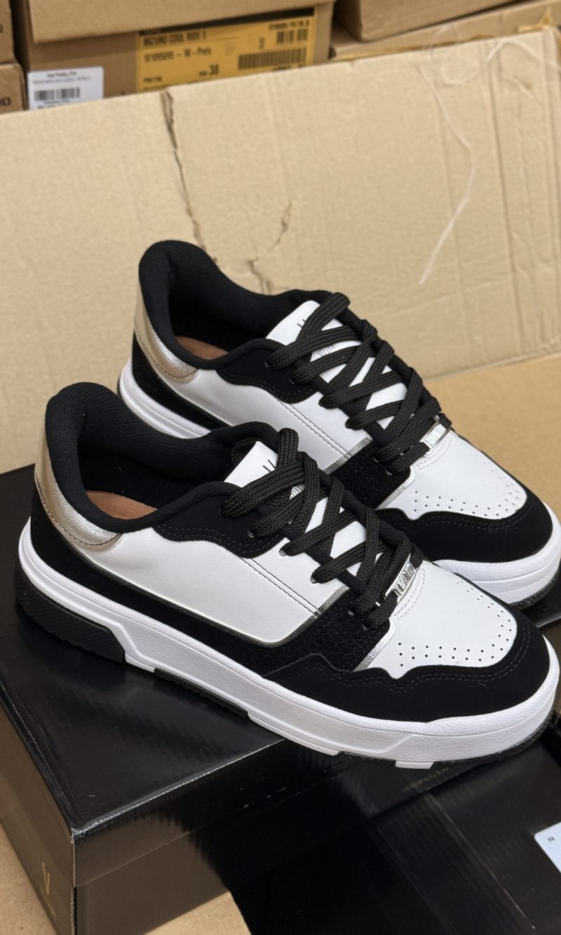 tênis vizzano chunky preto e branco tênis vizzano chunky preto e branco