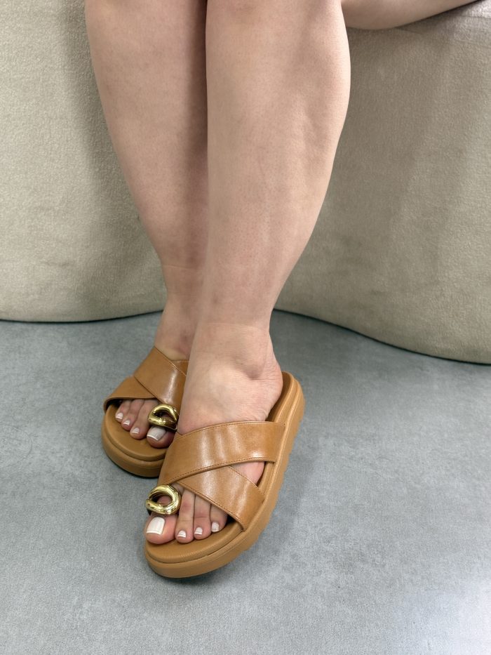 papete caramelo tira em x com detalhe dourado improviso papete caramelo tira em x com detalhe dourado improviso