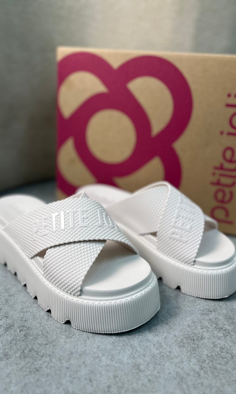 sandália slide plataforma feminina petite jolie caramelo sandália slide plataforma feminina petite jolie caramelo