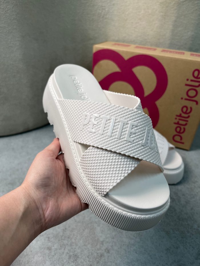 sandália slide plataforma feminina petite jolie caramelo sandália slide plataforma feminina petite jolie caramelo