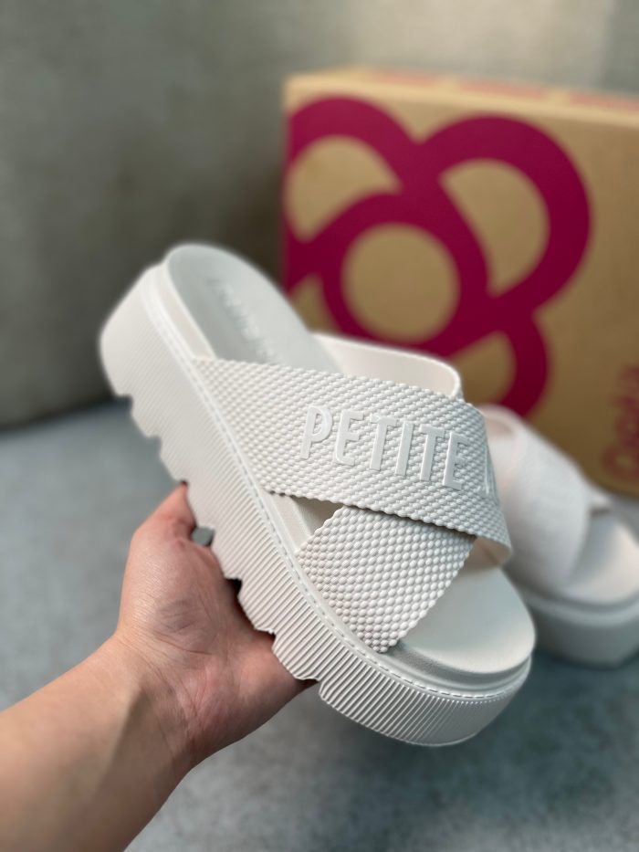 sandália slide plataforma feminina petite jolie caramelo sandália slide plataforma feminina petite jolie caramelo