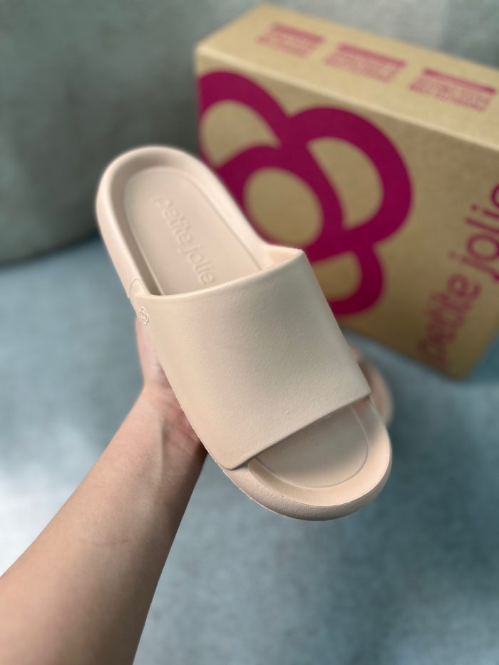 sandália slide plataforma feminina petite jolie caramelo sandália slide plataforma feminina petite jolie caramelo