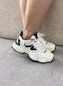 tênis chunky via marte branco com detalhes pretos