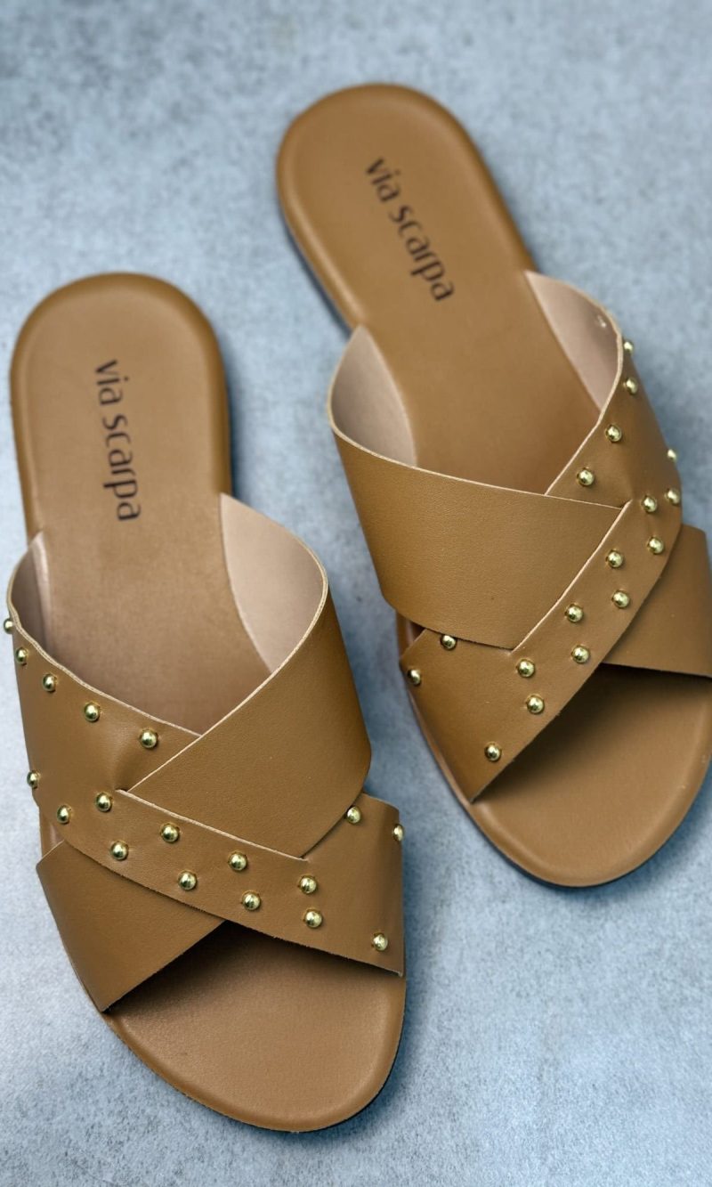 rasteirinha via scarpa preta rasteirinha via scarpa preta