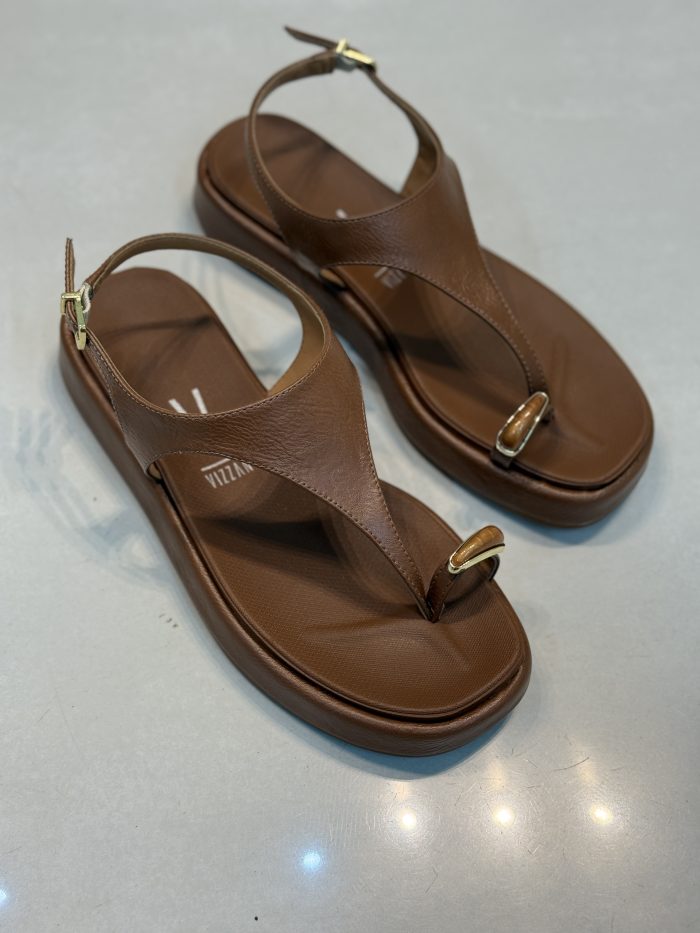 sandália vizzano marrom com salto bloco sandália vizzano marrom com salto bloco