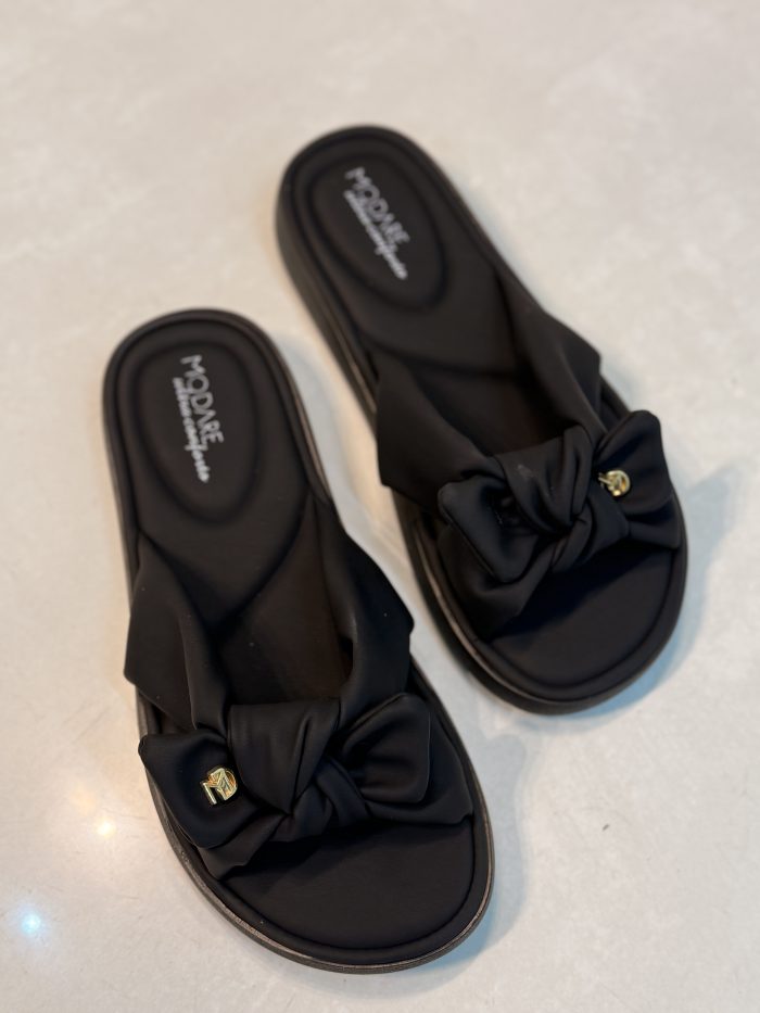 rasteira modare ultra conforto laço creme rasteira modare ultra conforto laço creme