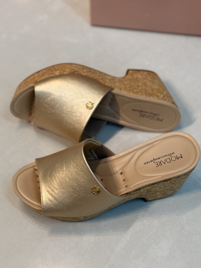 rasteira modare ultra conforto laço creme rasteira modare ultra conforto laço creme