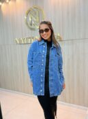 jaqueta jeans oversize