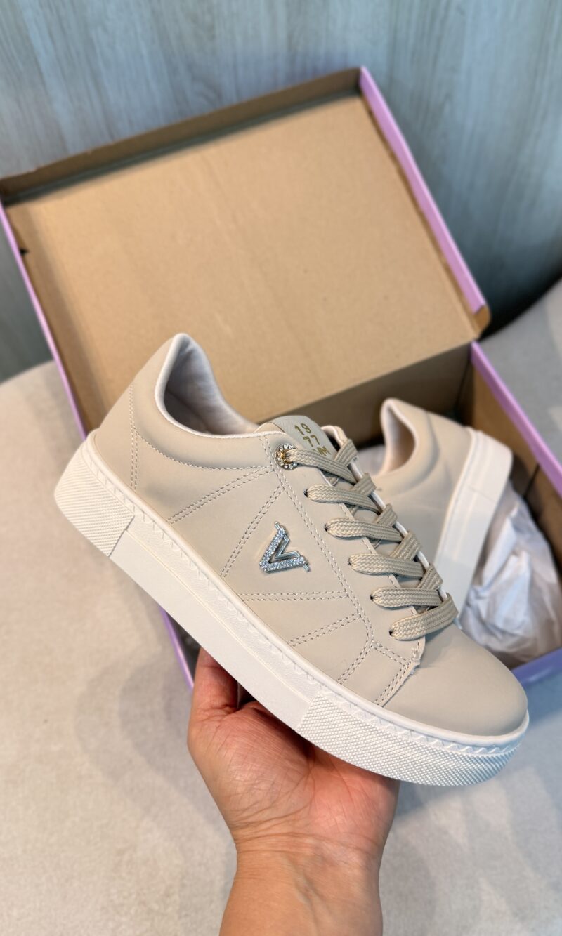 tênis casual via marte bege